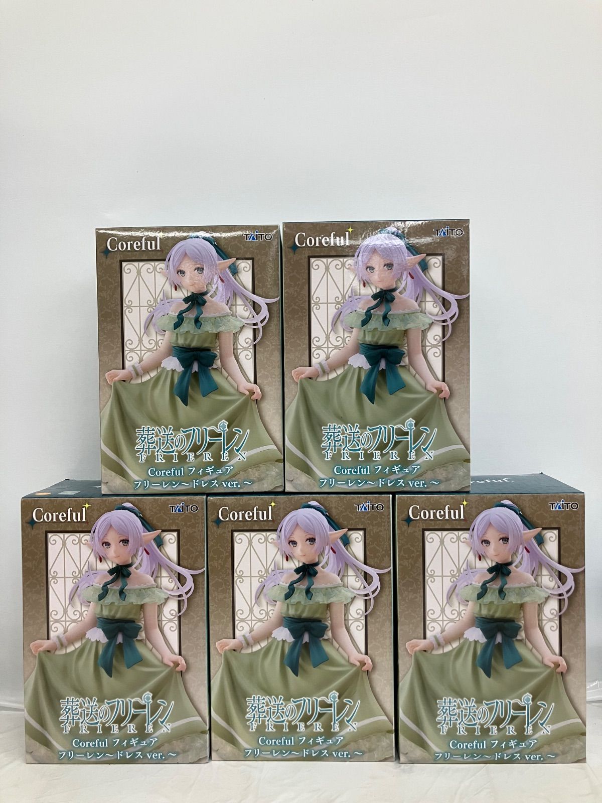 葬送のフリーレン Coreful フィギュア フリーレン ドレス 7体セット 未開封 葬送のフリーレン Coreful フィギュア ドレスver. 5個セット