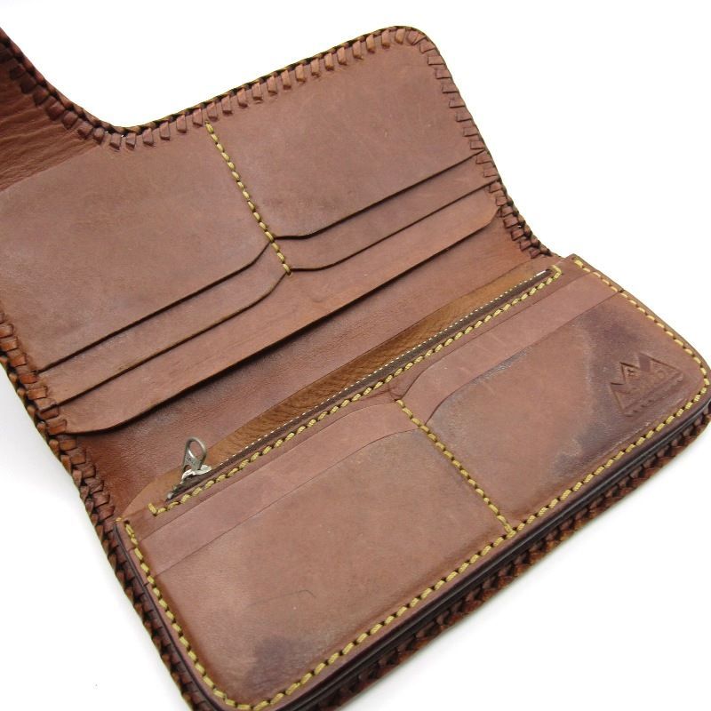 SAAD サード 長財布 カービング コンチョ ロングウォレット フラワー