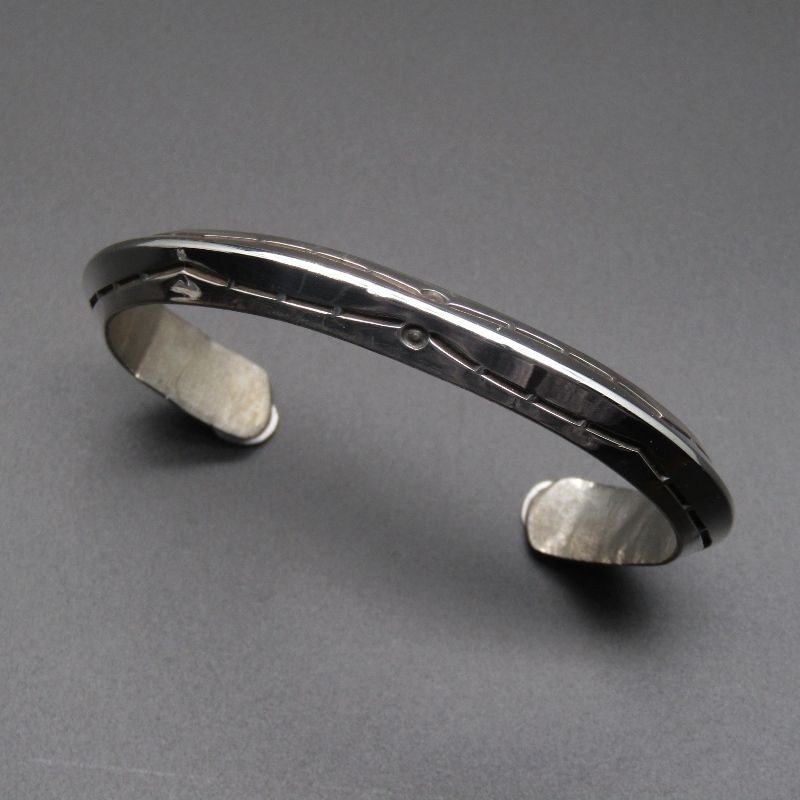 TAHE ナバホ族 バングル トライアングル スタンプワーク ブレスレット メンズ レディース