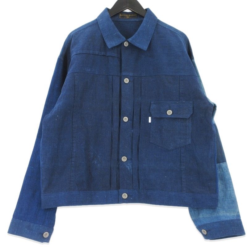 BAA COSTUME MFG ビーエーエーコスチューム 1 stタイプジャケット パネルマーカーファブリック ネイビー ブルー