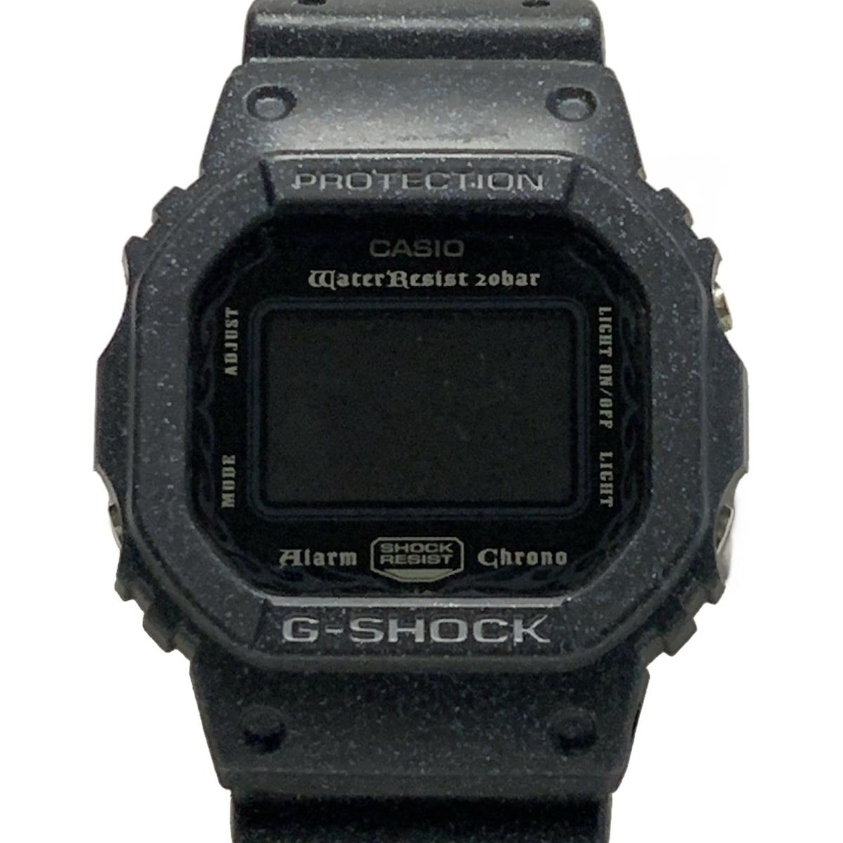CASIO カシオ 腕時計 G SHOCK DW 5600 GM メンズ 黒