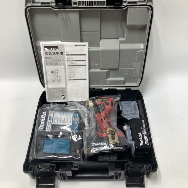  マキタ makita 充電式インパクトドライバ レッド フルセット 18 V 6.0 Ah 20周年記念 色 台数 ≡DT 6933 電動インパクトドライバー ドリル ドライバー レンチ