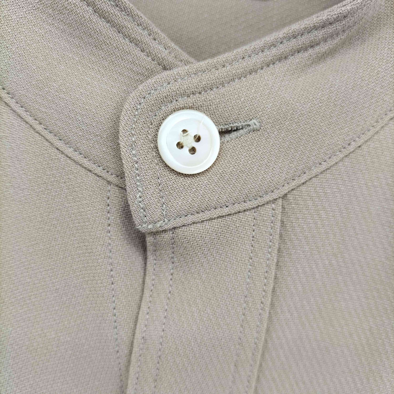 オーラリー AURALEE 19AW HARD TWIST W BARATHEA SHIRTS ハード