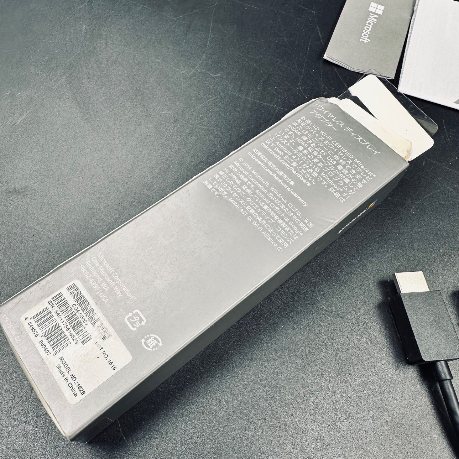 Microsoft CG4-00009 ワイヤレスディスプレイアダ - メルカリ