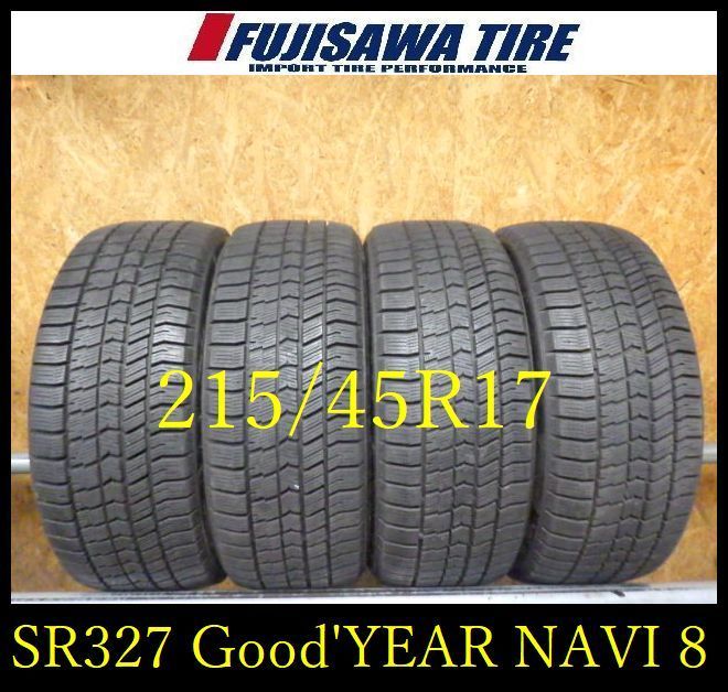 SR 327 製造 約8部山 Good YEAR ICE NAVI 8 215 45 R 17 4本