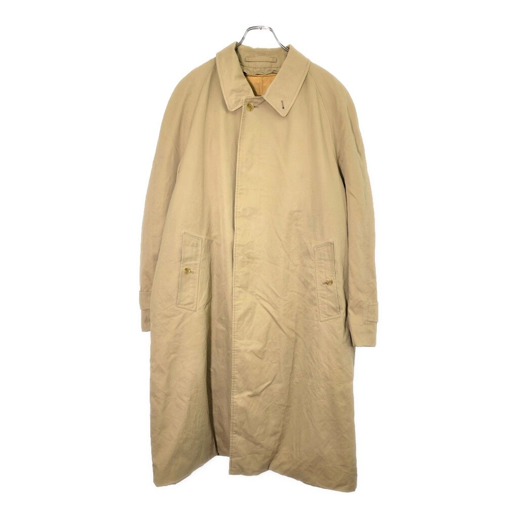 70年代 イングランド製 Burberrys バーバリーズ バルマカーンコート ヴィンテージ ベージュ メンズ 54 R 古着 V 9497