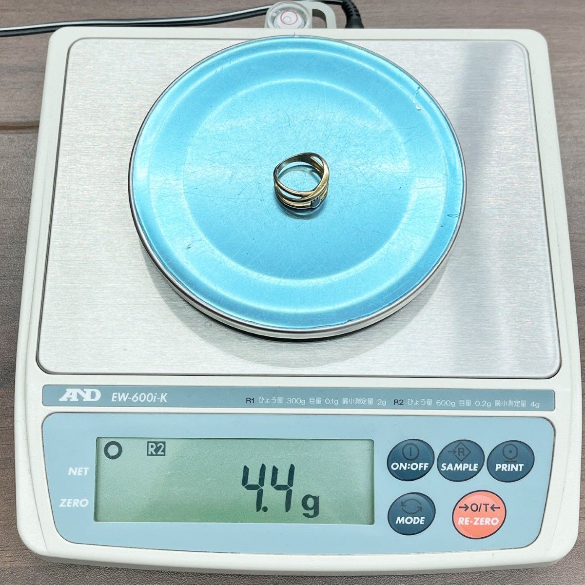  Private Label プライベートレーベル コンビリング K 18×Pt 900 4.4 g 9号 チューリップ リング 指輪 アクセサリー