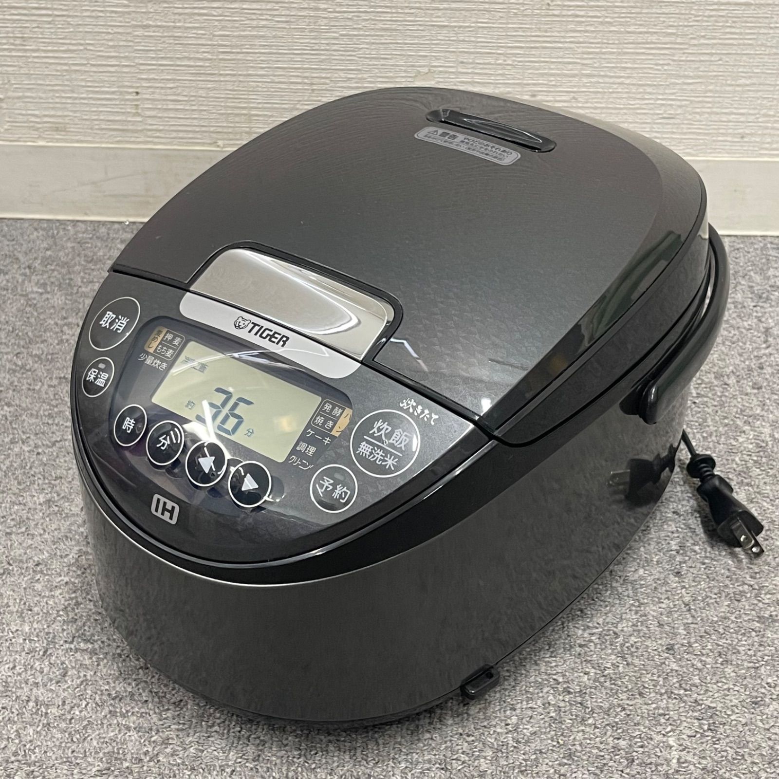 NPA 製 TIGER タイガー IHジャー炊飯器 JPW S 100 メタリックグレー