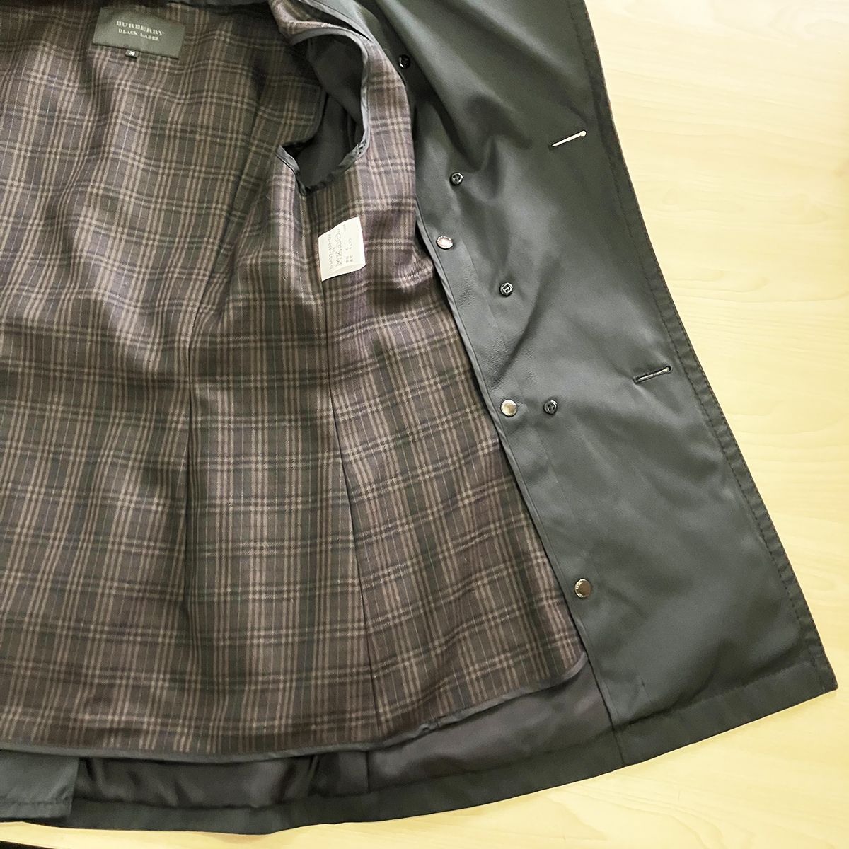 売れ筋 BURBERRY バーバリー BLACK LABEL ブラックレーベル コート