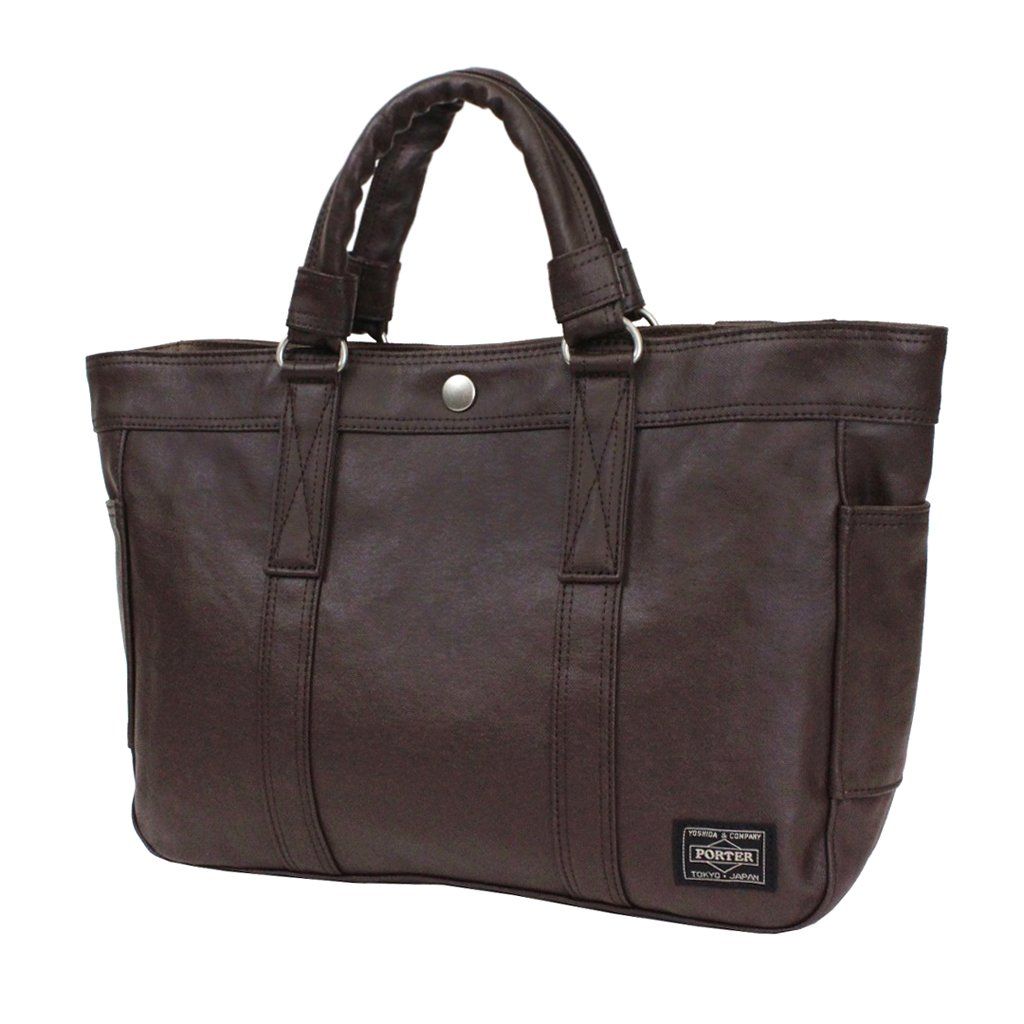 ポーター フリースタイル 横型トートバッグ ブラウン 707-07172