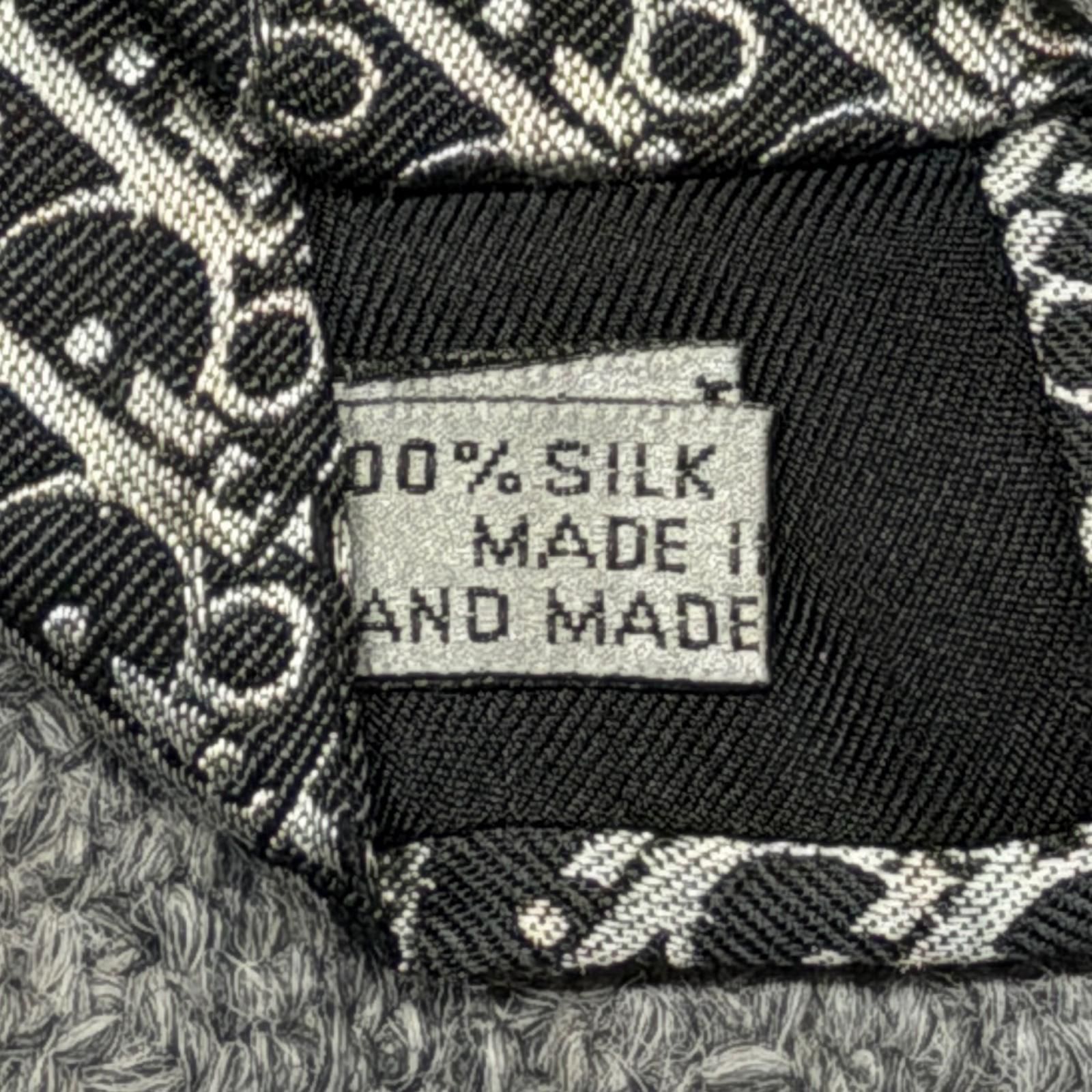 Dior オブリーク柄 ネクタイ トロッター ネクタイ ディオール ブラック