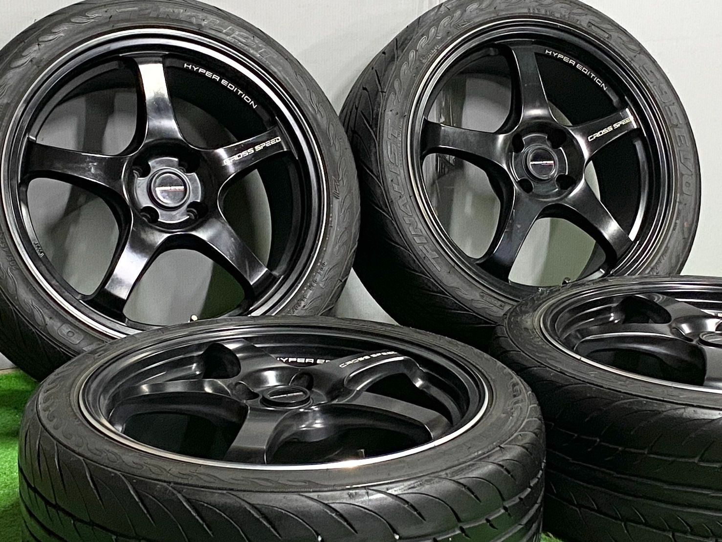 ︎ カスタムに クロススピード ハイパーエディション CR 5 17 in 7 J 38 PCD 100 ラジアル 205 45 R アクア ヴィッツ フィット