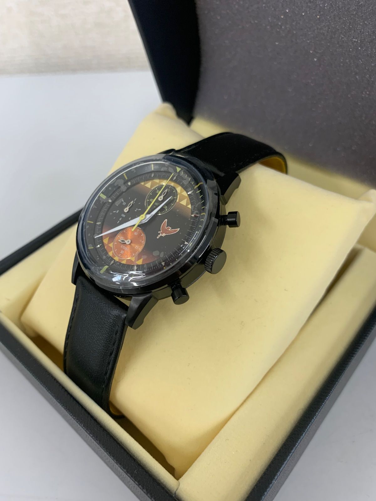 ☆2【美品】滅の刃 SuperGroupies×鬼滅の刃 我妻善逸 モデル 腕時計