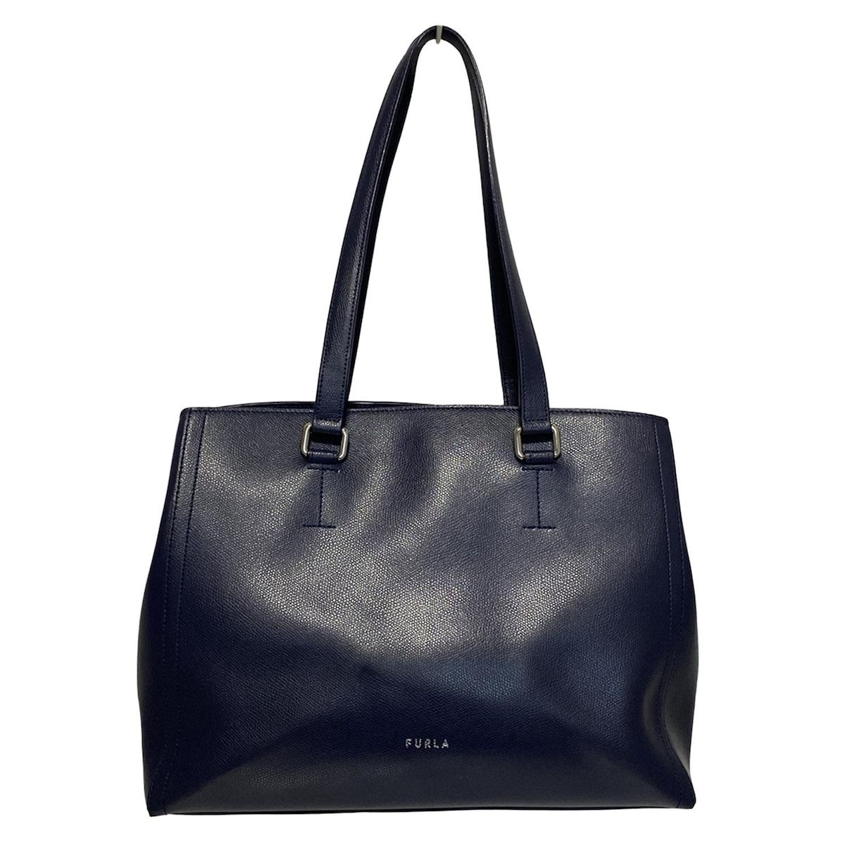 FURLA ブラックレザー ショルダーバッグ FURLA(フルラ) ショルダー 