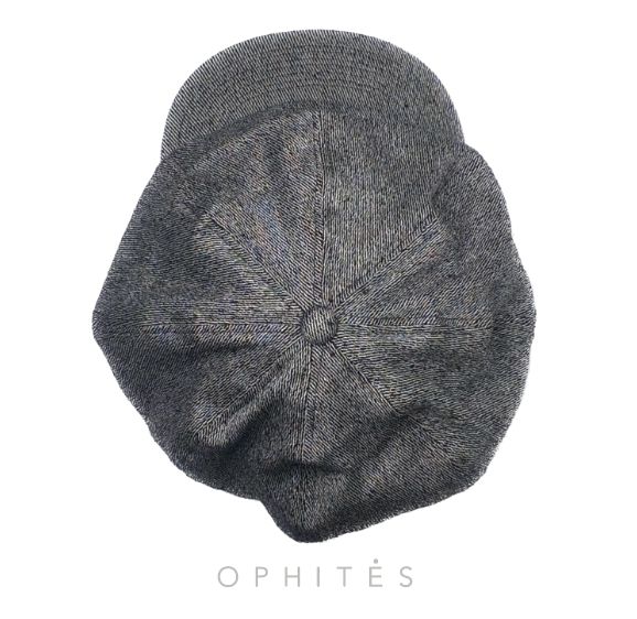 OPHITES TRAILS SILK WOOL MELANGE CASQUETTE GREY