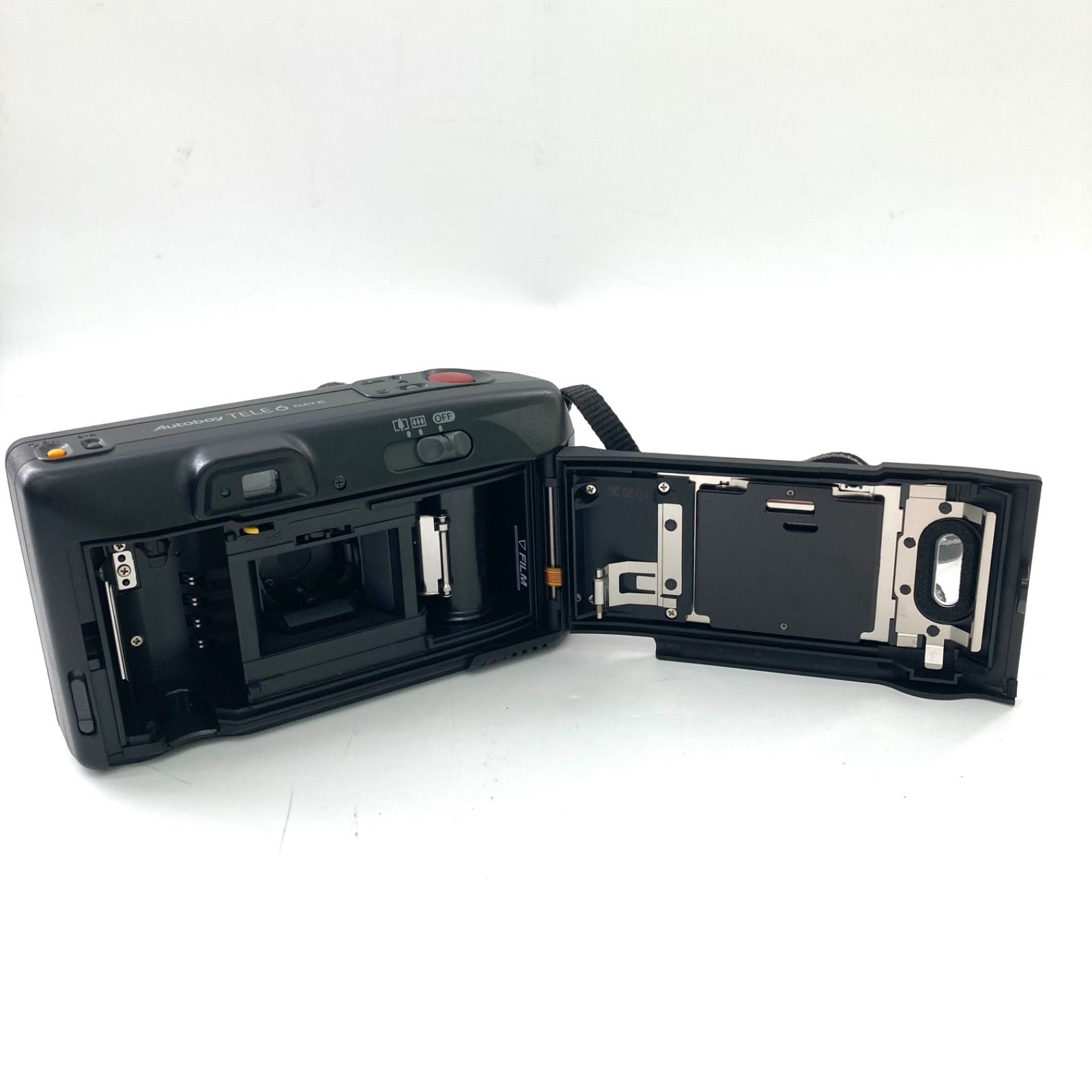 CANON キャノン Autoboy TELE6 ケース付き Canon】キャノン Autoboy TELE6 フィルムカメラ ジャンク品 ケース付き