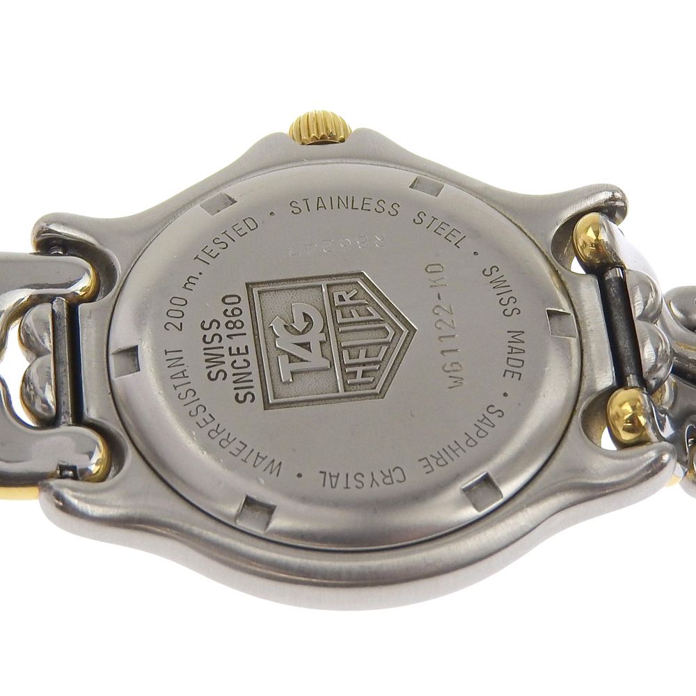  TAG HEUER タグホイヤー プロフェッショナル WG 1122-KO ステンレススチール シルバー クオーツ アナログ表示 メンズ 白文字盤 腕時計 その他 時計