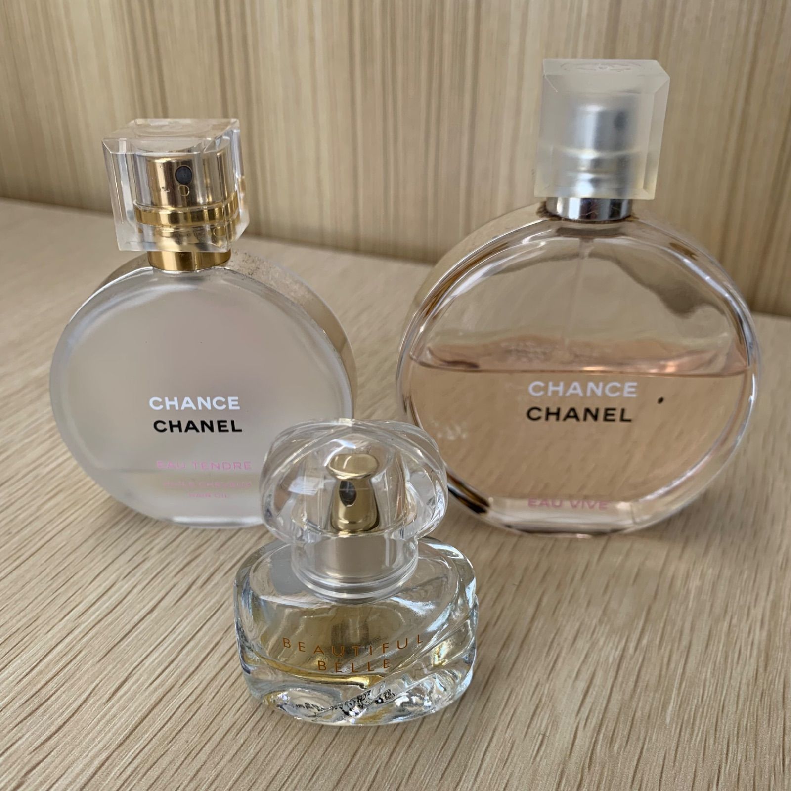 CHANEL ヘアミスト　ヘアオイルセット ミニ香水付き シャネル香水 シャネルヘアオイル エスティーローダーミニ香水 セット