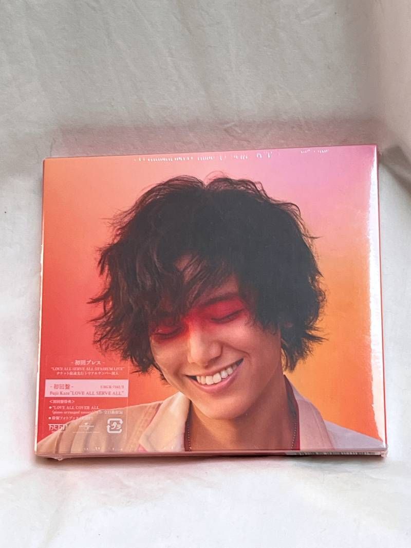初回盤 藤井風 LOVE ALL SERVE ラブオールサーブオール 2 CD フォトブック52 P 三方背 UMCK-7162 3