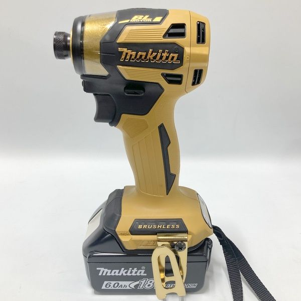 マキタ makita 充電式インパクトドライバ イエロー フルセット 18 V 6.0 Ah 20周年記念 色 台数 ≡DT 6934