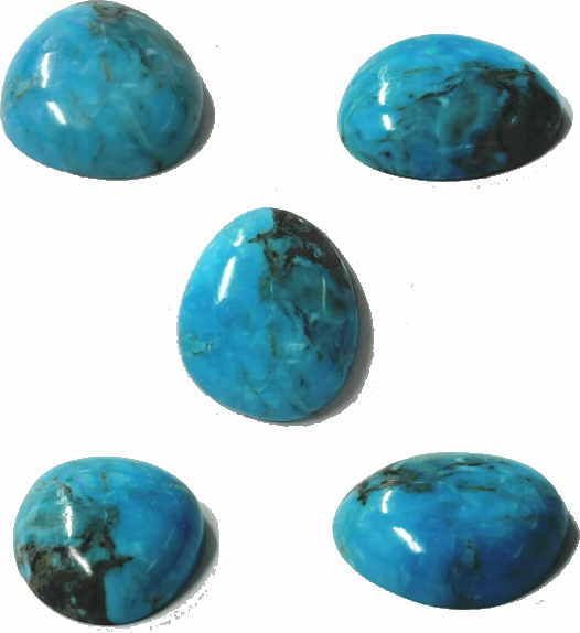 tru-36 ブルーターコイズ ルース Turquoise 産地不明 ターコイズ カボション 材料 彫金