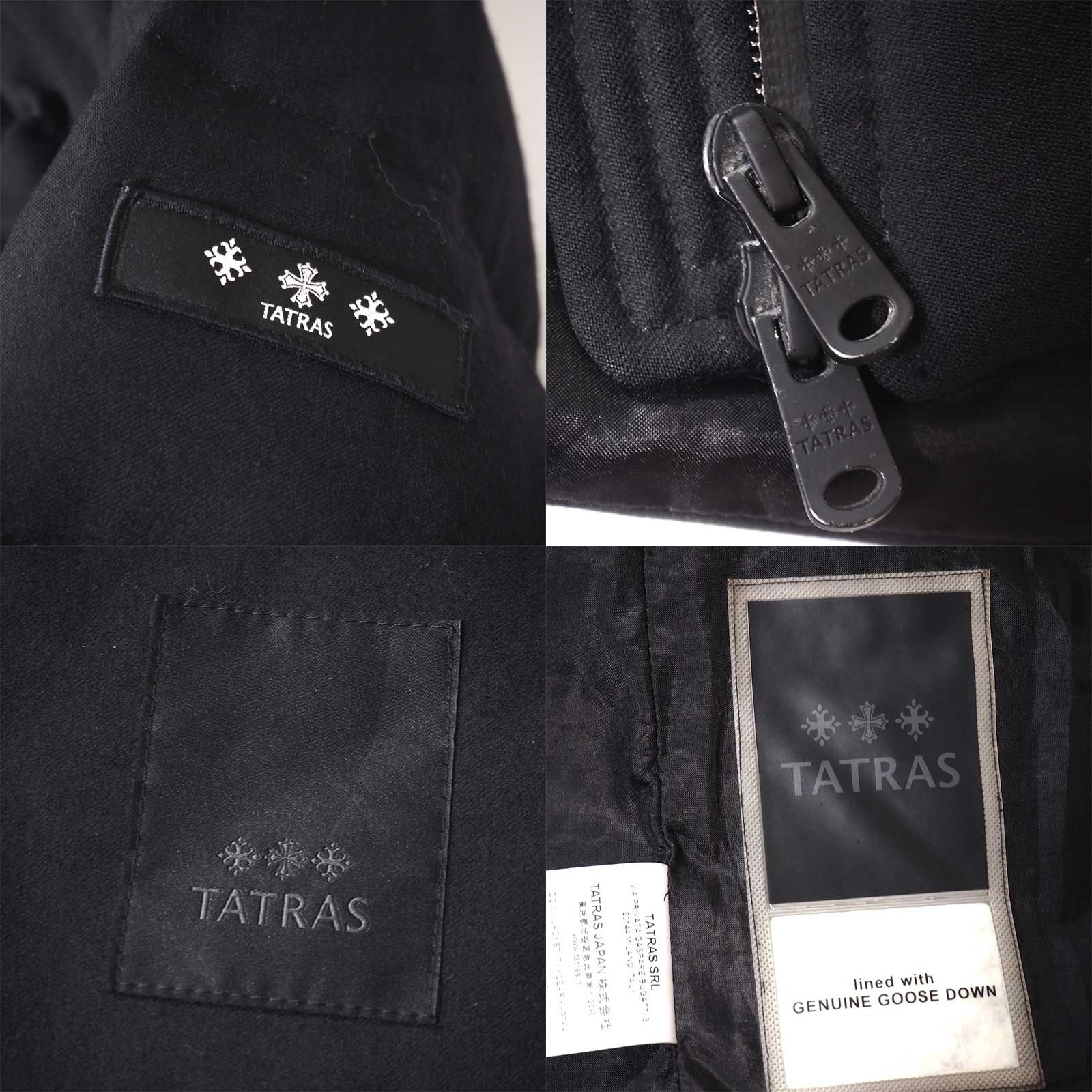 良品 タトラス TATRAS 2020年製 ウール ヘルボ ダウンジャケット 01 