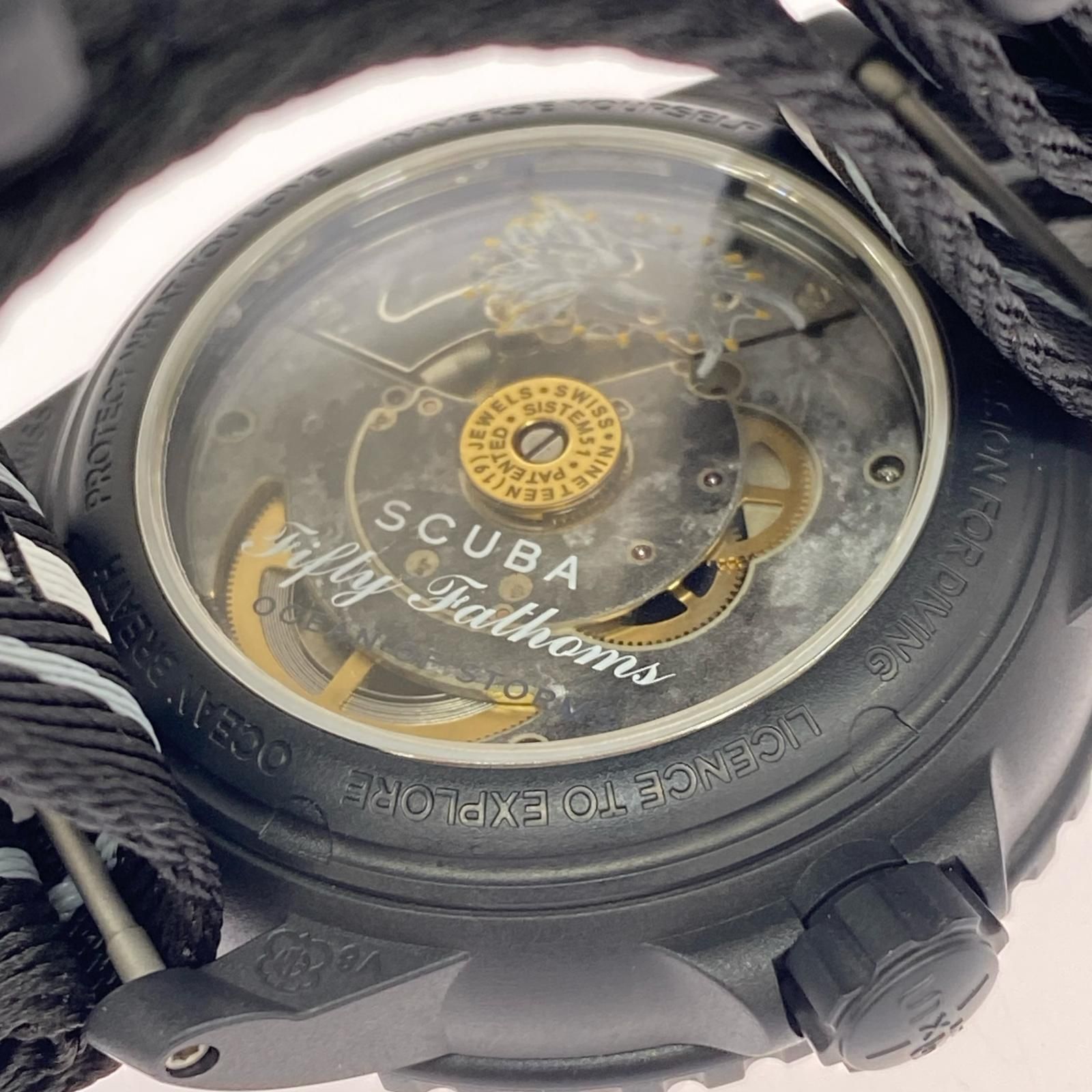  Blancpain Swatch Ocean of Storms Tシャツ 自動巻き時計 腕時計(アナログ)