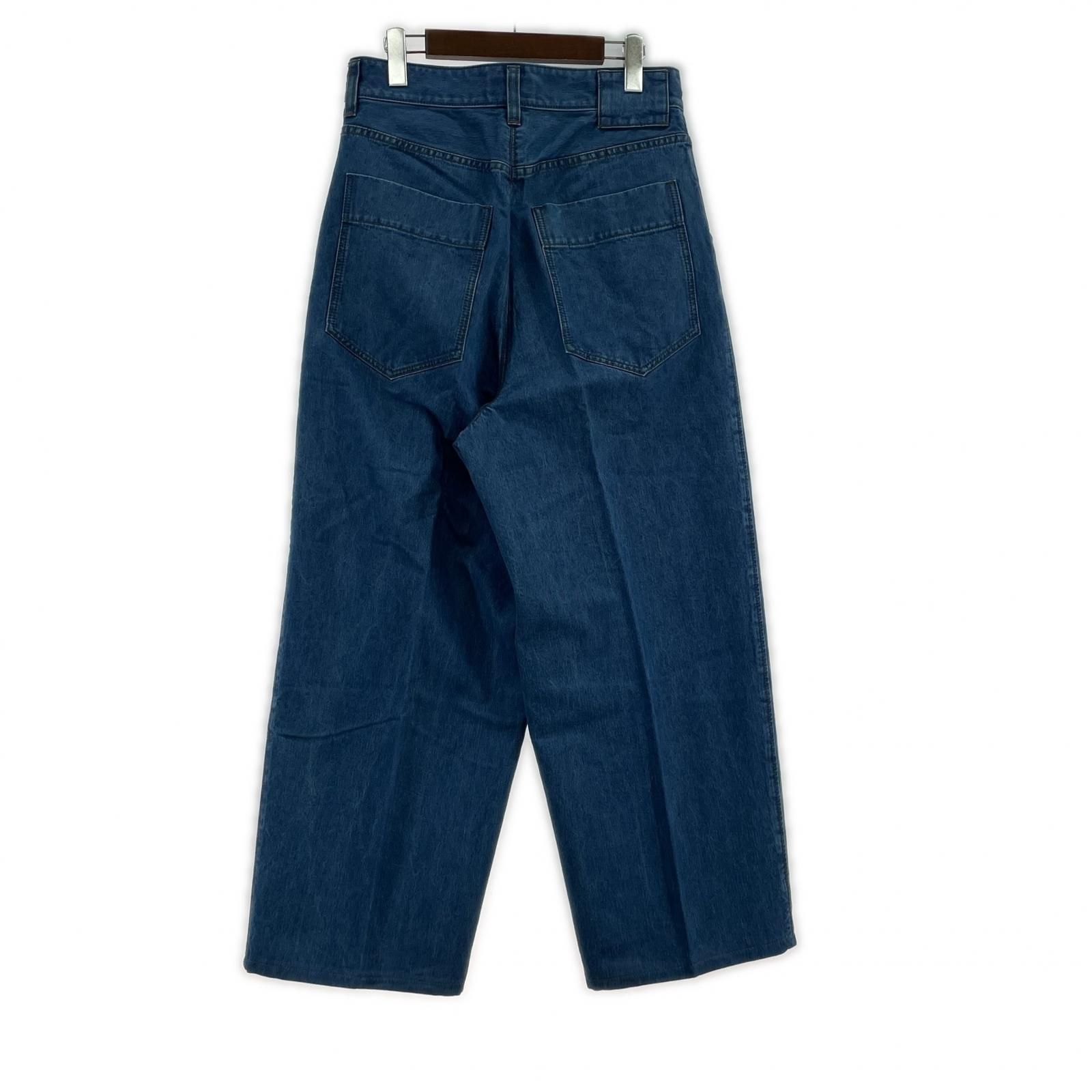 THE RERACS THE WIDE DENIM 46 ｲﾝﾃﾞｨｺﾞ パンツ デニム・ジーンズ 