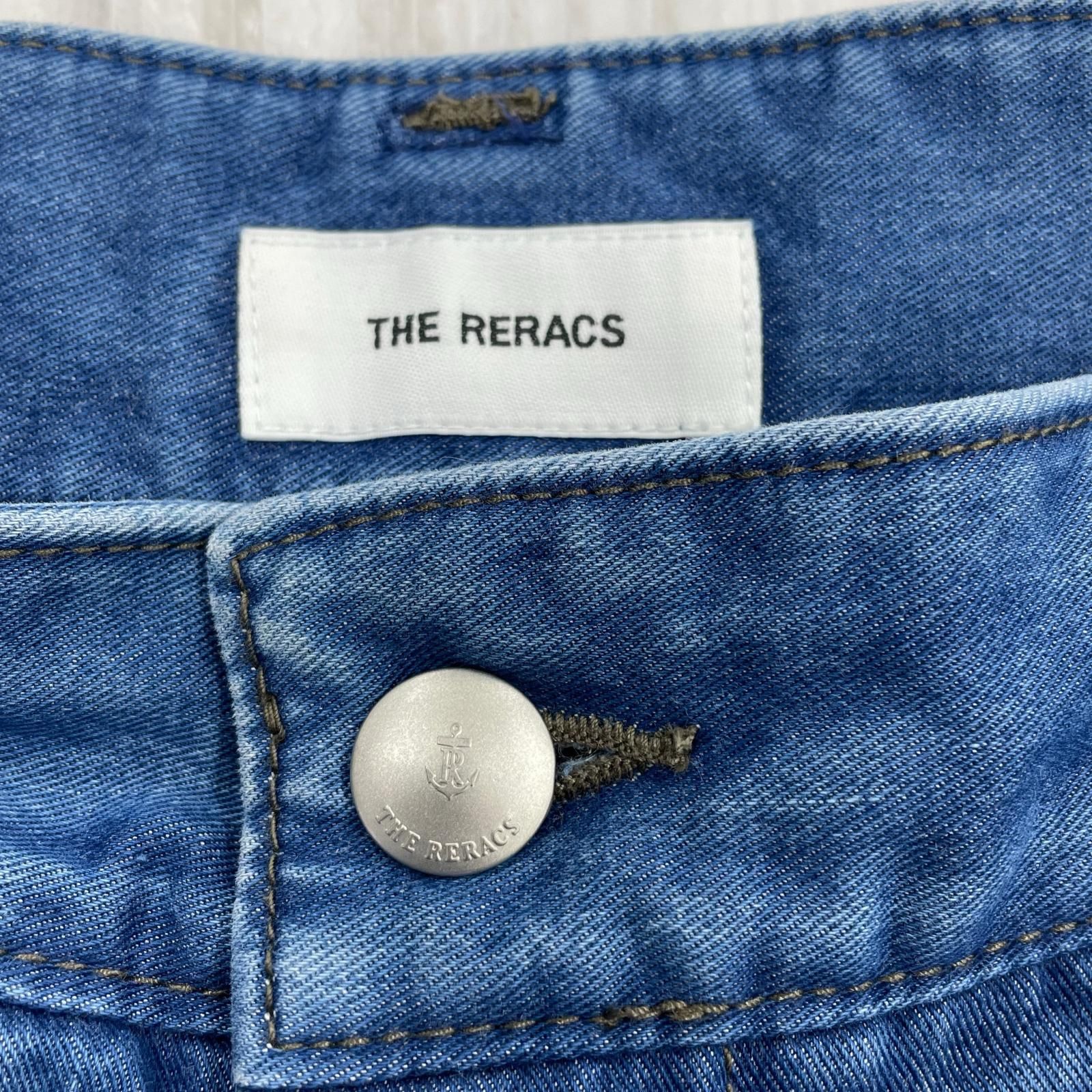THE RERACS THE WIDE DENIM 46 ｲﾝﾃﾞｨｺﾞ パンツ デニム・ジーンズ 