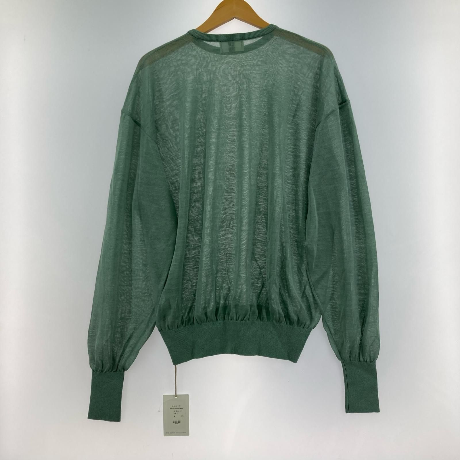 HERILL Rummy Highgauge Crewneck 2 ｸﾞﾘｰﾝ - メルカリ