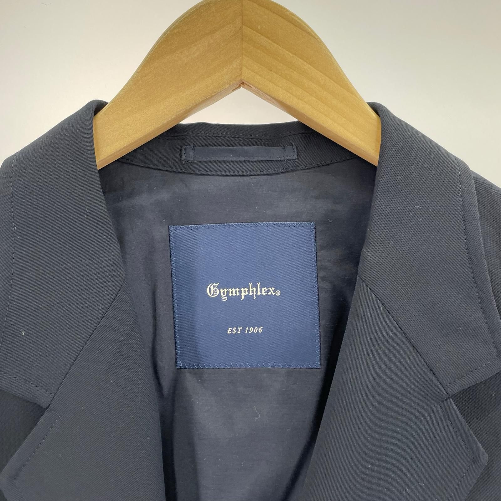 GYMPHLEX ダブルブレストジャケット M ﾈｲﾋﾞｰ - メルカリ