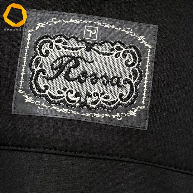 anc インポートロッサ import Rossa コート 44 濃紺 黒 フード付き