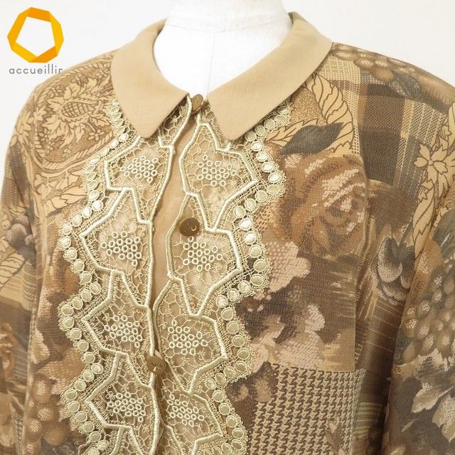 anc インポートロッサ import Rossa チュニック シャツ ブラウス 44