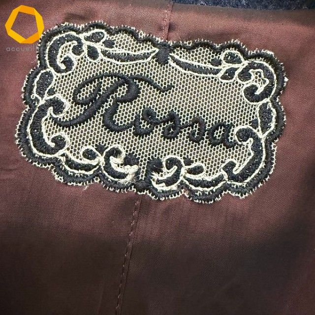 wnc インポートロッサ import Rossa コート 44 濃紺 JACKY TEX 花