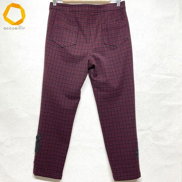 anc インポートロッサ import Rossa パンツ 赤系 黒 グレー チェック