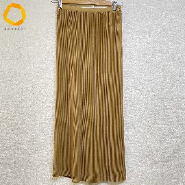 anc カネコイサオ KANEKO ISAO スカート ベージュ プリーツ ロング