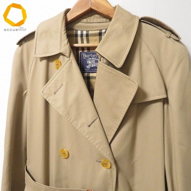 anc バーバリー BURBERRY コート トレンチコート ベージュ チェック
