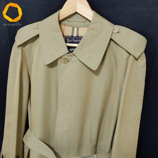 axc バーバリー BURBERRY トレンチコート M ベージュ系 ステンカラー