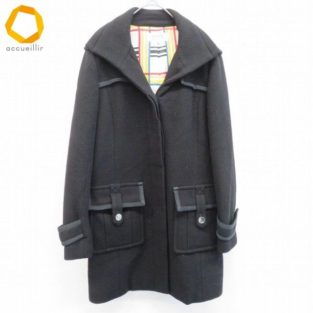 ソニアリキエル SONIA RYKIEL コート ロング フーディー ロゴボタン