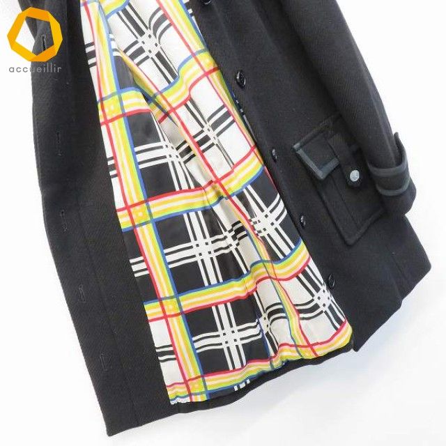 ソニアリキエル SONIA RYKIEL コート ロング フーディー ロゴボタン