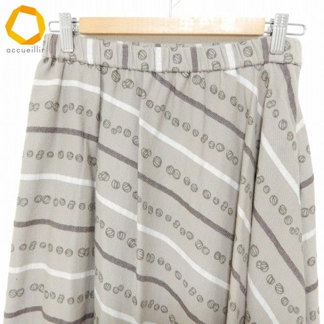 axc ジウセンソユニコ 慈雨 Sensounico ロング フレア スカート 40