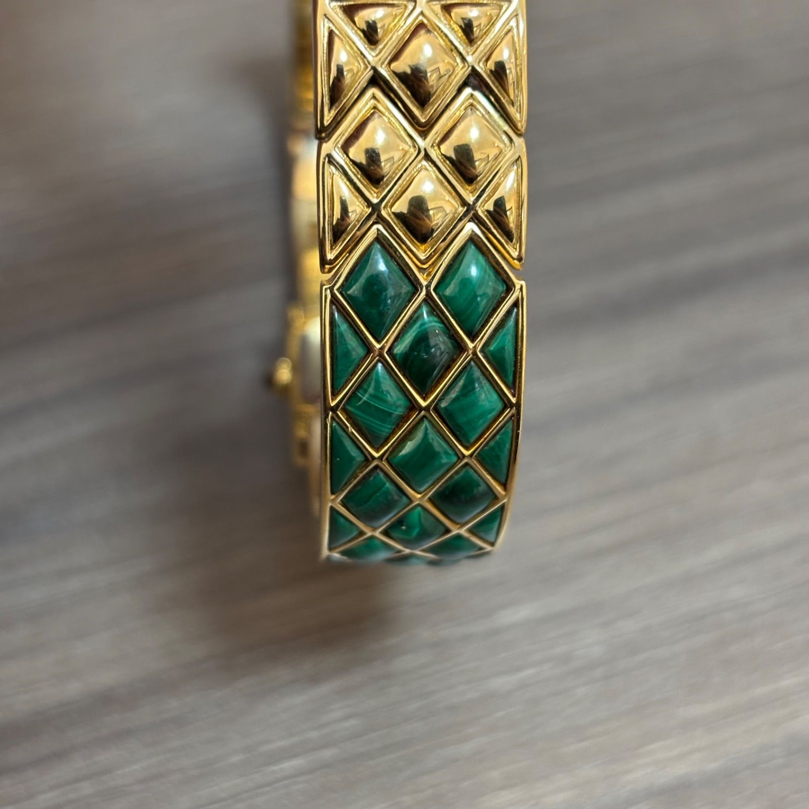  ◾︎ VEXCEL ヴェクセル レディース 腕時計 バングル クォーツ グリーン ゴールド 腕時計(クォーツ) 腕時計(アナログ)