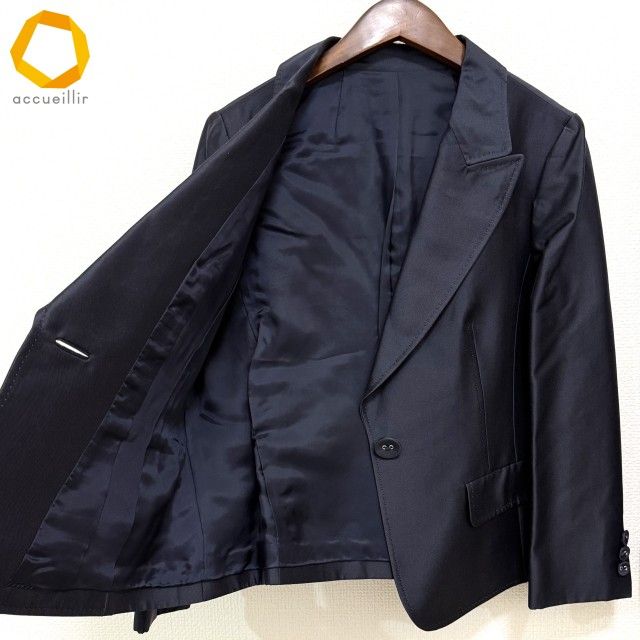 anc レリアン Leilian スカートスーツ 13+ 濃紺 セットアップ