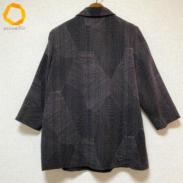anc シセンドウ 詩仙堂 ヒトシタムラ ジャケット ちりめん 黒系 レディース 975137