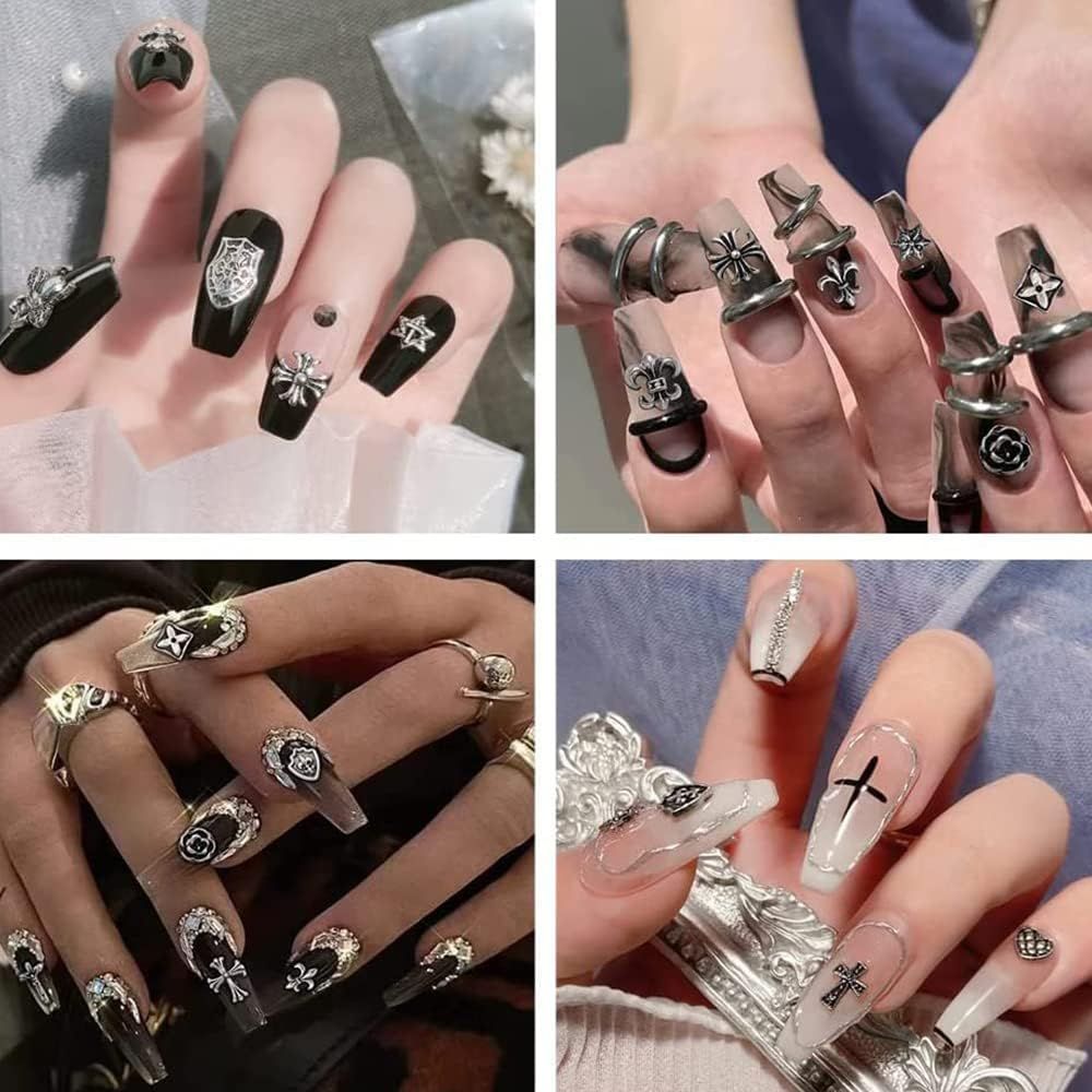 数量限定】(KLX120A) ゴシック・パンク風 ネイルアート用品 DIY