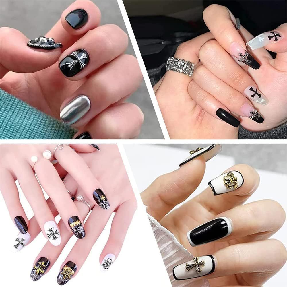 数量限定】(KLX120A) ゴシック・パンク風 ネイルアート用品 DIY