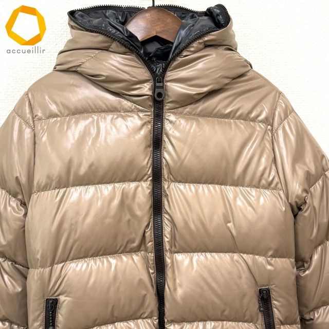 wnc デュベティカ DUVETICA ジャケット 42 ベージュ系 黒 ダウン