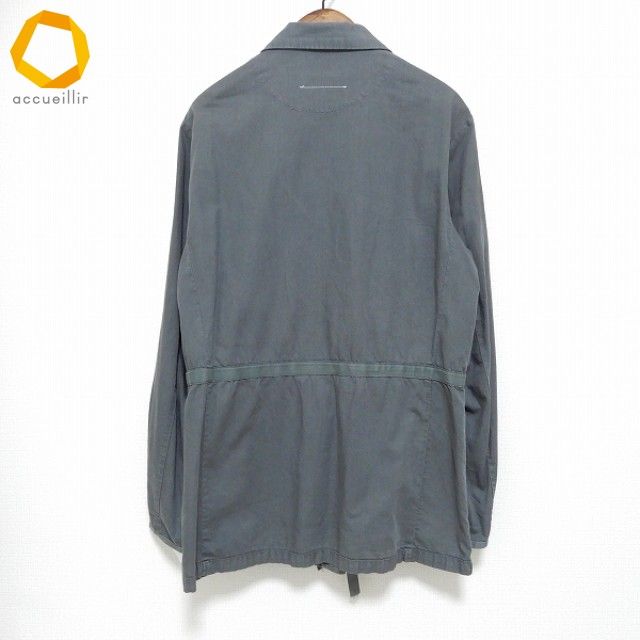 anc マルタンマルジェラ ジャケット 38 グレー系 ポケット ここのえ イタリア製 レディース 963164