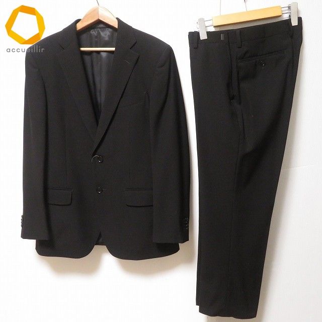 anc ヒルトン HILTON シングルスーツ AB 5 黒 S 2 B 本切羽 アジャスター付き メンズ 979417