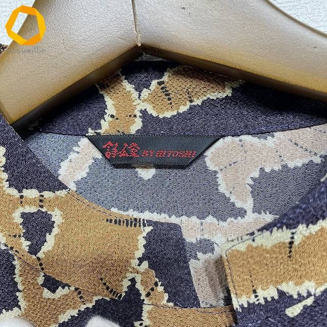  anc シセンドウ 詩仙堂 カットソー 紫 茶 ドルマン ちりめん レディース 975209 長袖 Tシャツ カットソー